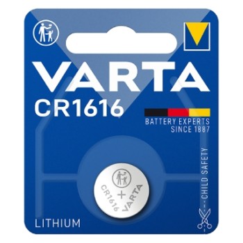 Varta CR1616 Lithium Battery Blister (1pc) Varta CR1616 Lithium Battery Blister (1pc)