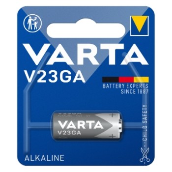 Varta Alkaline 12V Battery 1pc 23A/A23/V23GA/LR23 Varta Alkaline 12V Battery 1pc 23A/A23/V23GA/LR23