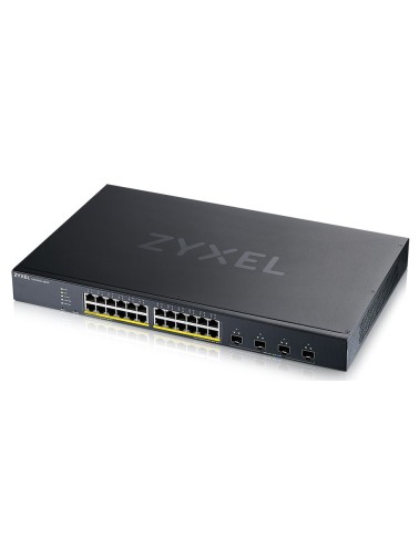 Zyxel Switch PoE Gigabit Managed Cloud L3 Lite 24PoE + 4SFP+ 375W XGS1935-28HP Zyxel Switch PoE Gigabit Managed Cloud L3 Lite 24PoE + 4SFP+ 375W XGS1935-28HP