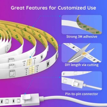 Govee LED Light Strip RGB Smart WiFi & BT 10m H6110 Govee LED Light Strip RGB Smart WiFi & BT 10m H6110