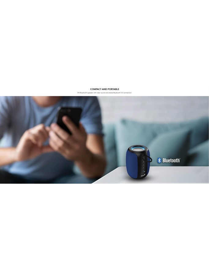 Genius Mobile Speaker Portable BT 5W SP-915BT Red