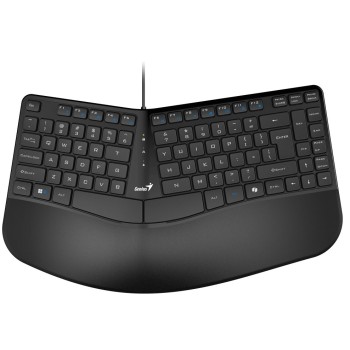 Genius Keyboard Wired Ergonomic + Palm Rest KB-700 English