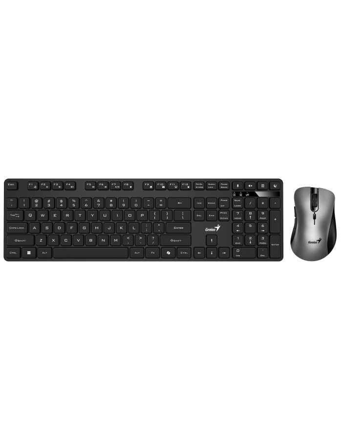 Genius Keyboard-Mouse Set Wireless AI+Voice Typing KM-8216S English