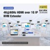 Lenkeng KVM HDMI Extender over IP 4K60Hz 120m LKV582KVM
