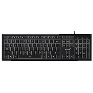 Genius SlimStar 820 Wired Illuminated AI Keyboard English