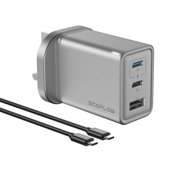 EcoFlow RAPID 65W GaN Charger UK including 100W USB-C Cable