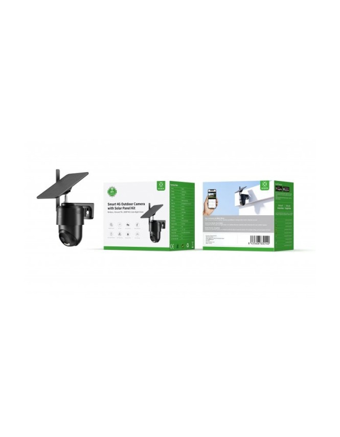 WOOX Camera Battery Outdoor 2MP + Solar 4G (Bundle) R4250 Black WOOX Camera Battery Outdoor 2MP + Solar 4G (Bundle) R4250 Black