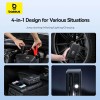 Baseus Car Jump Start Booster & Powerbank + Inflator 6000mAh 600A SUPER ENERGY Baseus Car Jump Start Booster & Powerbank + Inflator 6000mAh 600A SUPER ENERGY