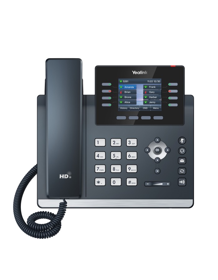 Yealink IP Phone Desktop PoE 2.8'' Gigabit, USB, Expansion & Color Screen T44U
