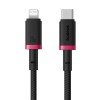 Baseus Cable Lightning to USB-C Dura Series Braided 1.0m Black Baseus Cable Lightning to USB-C Dura Series Braided 1.0m Black