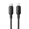 Baseus Cable Lightning to USB-C Silky Series 1.0m Black Baseus Cable Lightning to USB-C Silky Series 1.0m Black