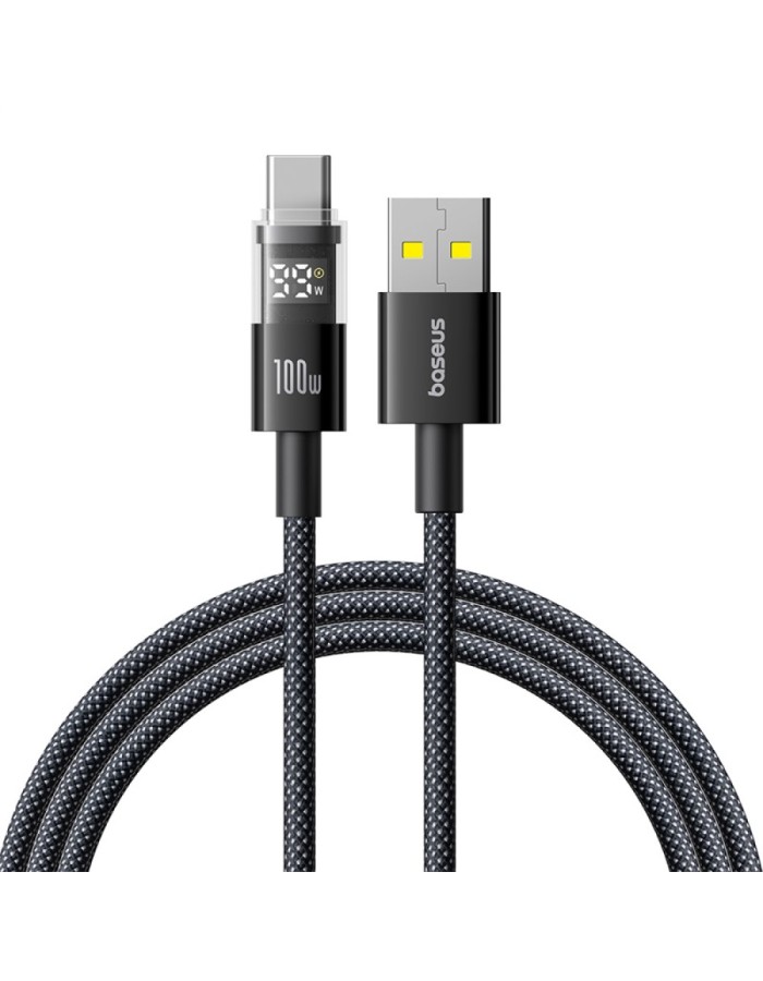 Baseus Cable USB-C to USB-A Display 2 Series Braided 100W 2.0m Black Baseus Cable USB-C to USB-A Display 2 Series Braided 100W 2.0m Black