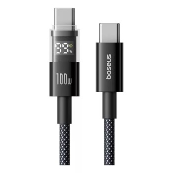 Baseus Cable USB-C to USB-C Display 2 Series Braided 100W 2.0m Black