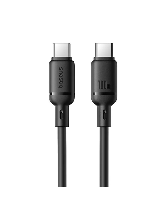 Baseus Cable USB-C to USB-C Silky Series 1.0m 100W Black