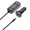 Baseus Car Charger 110W 3U+3C BackseatPal L1 Black