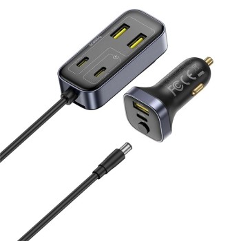 Baseus Car Charger 110W 3U+3C BackseatPal L1 Black
