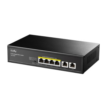 Cudy Switch PoE Gigabit 4PoE + 2GbE Uplink 65W GS1006P Cudy Switch PoE Gigabit 4PoE + 2GbE Uplink 65W GS1006P
