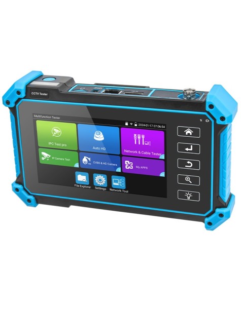 Noyafa CCTV & Network Tester with 5.4'' IPS Touchscreen, 4K Video Support, PoE Output & Cable Testing NF-IPC715
