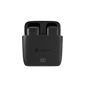 Natec Wireless Wearable Microphones for Contect Creators USB-C HOPPER LAVALIER