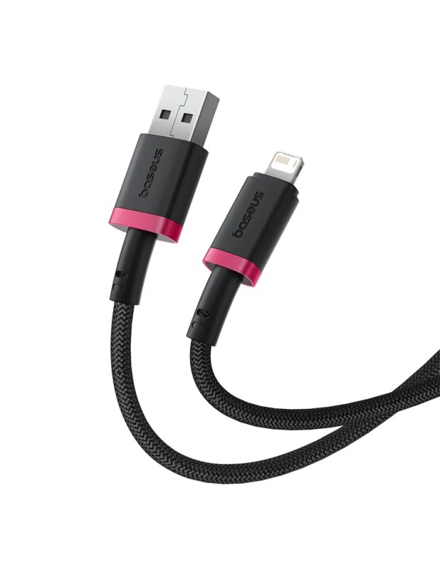 Baseus Cable Lightning to USB-A Dura Series Braided 1.0m Black-Red Baseus Cable Lightning to USB-A Dura Series Braided 1.0m Black-Red