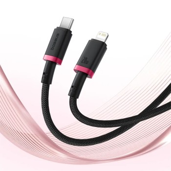 Baseus Cable Lightning to USB-C Dura Series Braided 1.0m Black Baseus Cable Lightning to USB-C Dura Series Braided 1.0m Black
