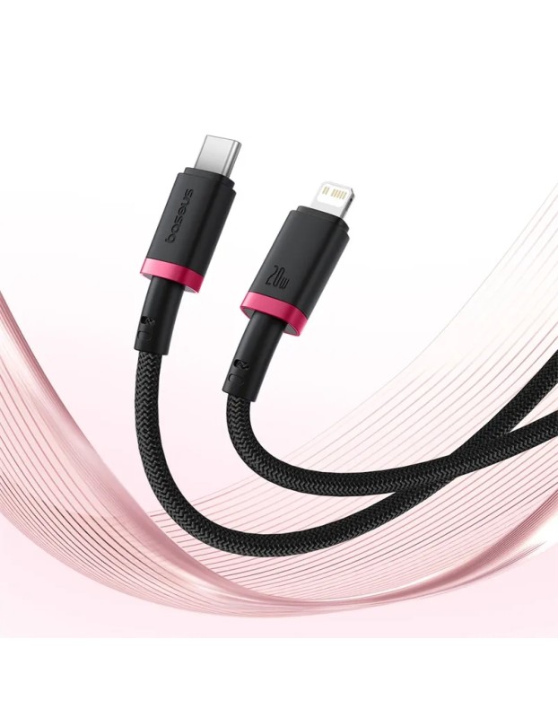 Baseus Cable Lightning to USB-C Dura Series Braided 1.0m Black Baseus Cable Lightning to USB-C Dura Series Braided 1.0m Black