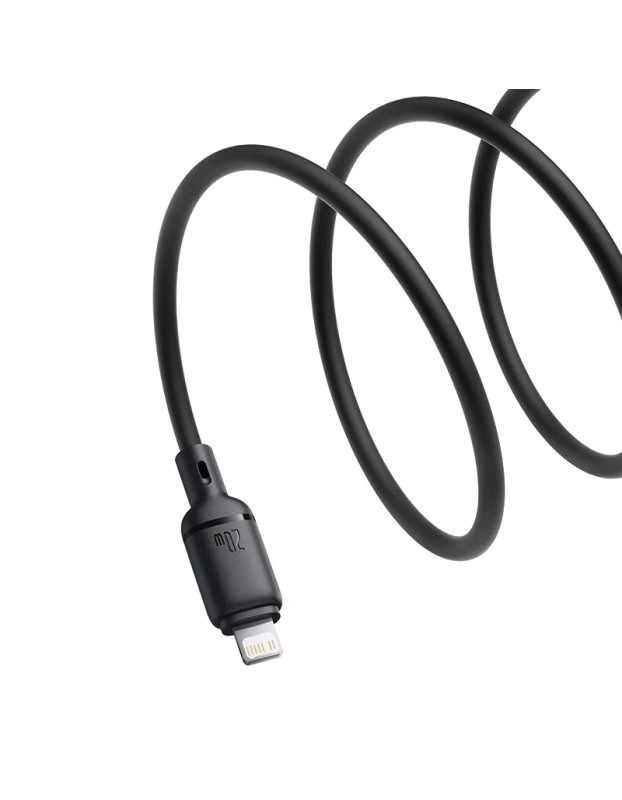 Baseus Cable Lightning to USB-C Silky Series 1.0m Black Baseus Cable Lightning to USB-C Silky Series 1.0m Black
