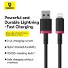 Baseus Cable Lightning to USB-A Dura Series Braided 1.0m Black-Red Baseus Cable Lightning to USB-A Dura Series Braided 1.0m Black-Red