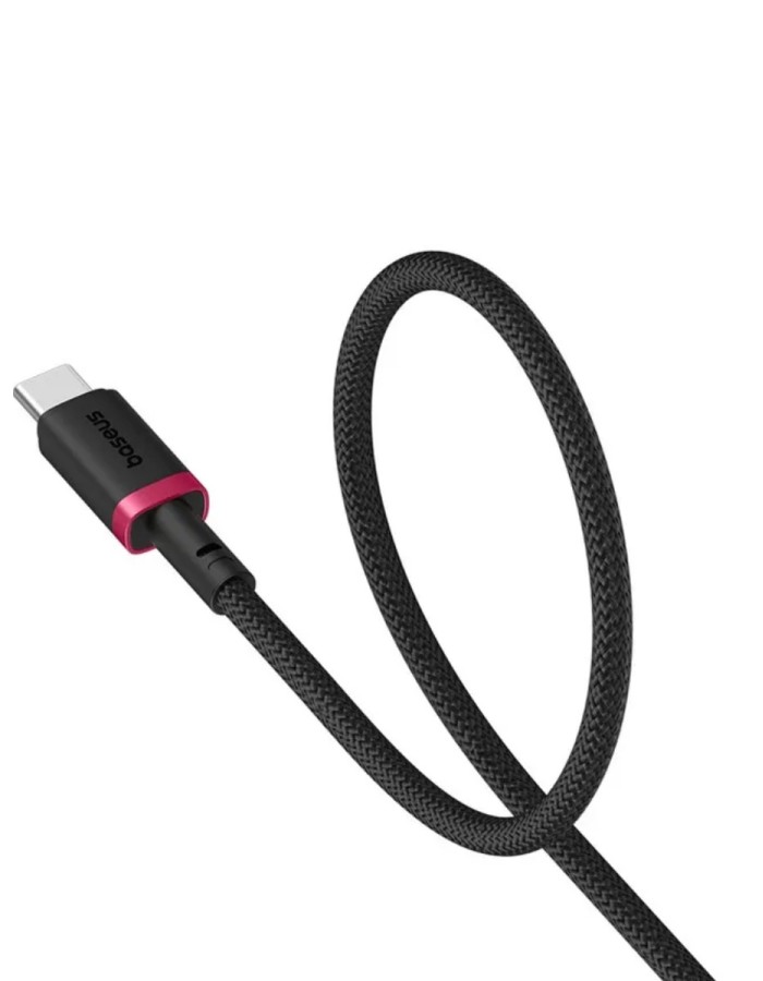 Baseus Cable USB-C to USB-A Dura Series Braided 2.0m Black+Red Baseus Cable USB-C to USB-A Dura Series Braided 2.0m Black+Red