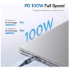 Baseus Cable USB-C to USB-C Display 2 Series Braided 100W 1.0m White Baseus Cable USB-C to USB-C Display 2 Series Braided 100W 1.0m White
