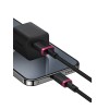 Baseus Cable USB-C to USB-A Dura Series Braided 2.0m Black+Red Baseus Cable USB-C to USB-A Dura Series Braided 2.0m Black+Red