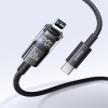 Baseus Cable Lightning to USB-C Display 2 Series Braided 20W 2.0m Black Baseus Cable Lightning to USB-C Display 2 Series Braided 20W 2.0m Black