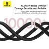 Baseus Cable Lightning to USB-C Dura Series Braided 1.0m Black Baseus Cable Lightning to USB-C Dura Series Braided 1.0m Black