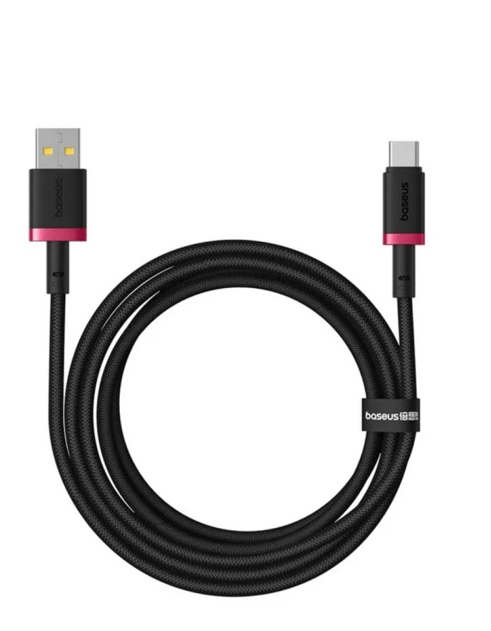 Baseus Cable USB-C to USB-A Dura Series Braided 2.0m Black+Red Baseus Cable USB-C to USB-A Dura Series Braided 2.0m Black+Red