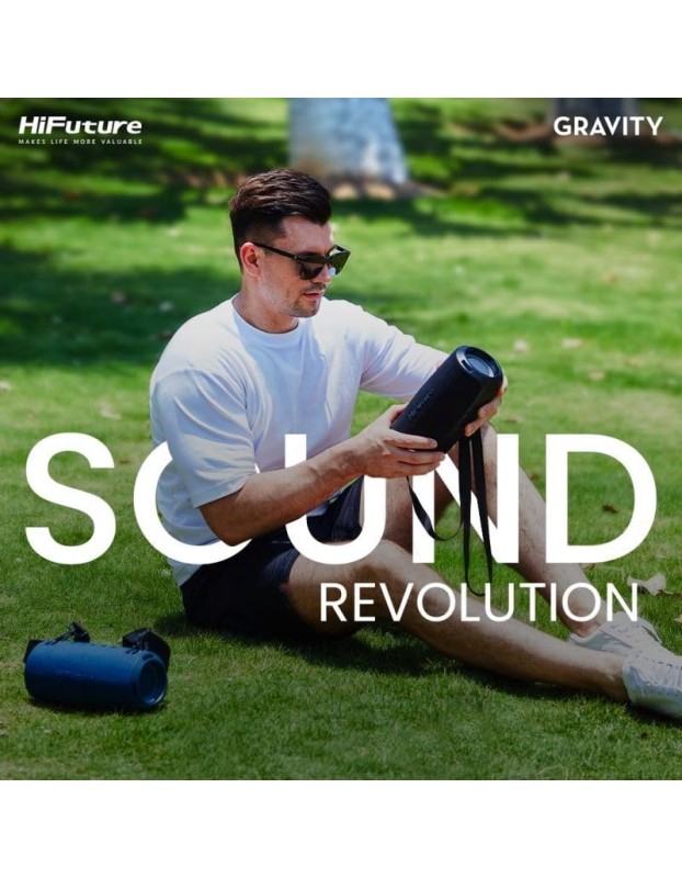 HiFuture Portable BT Speaker GRAVITY IPX7 45W Black