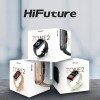 HiFuture ZONE2 Silver/Grey IP68 SmartWatch Supports Wireless Calling, 7day Battery & Health Monitoring Features
