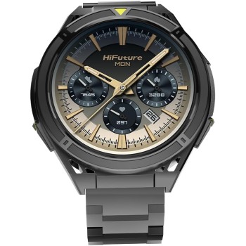HiFuture Adventure GPS SmartWatch ACTIVE Black/Yellow with Stainless Steel + Silicone Bands HiFuture Adventure GPS SmartWatch ACTIVE Black/Yellow with Stainless Steel + Silicone Bands