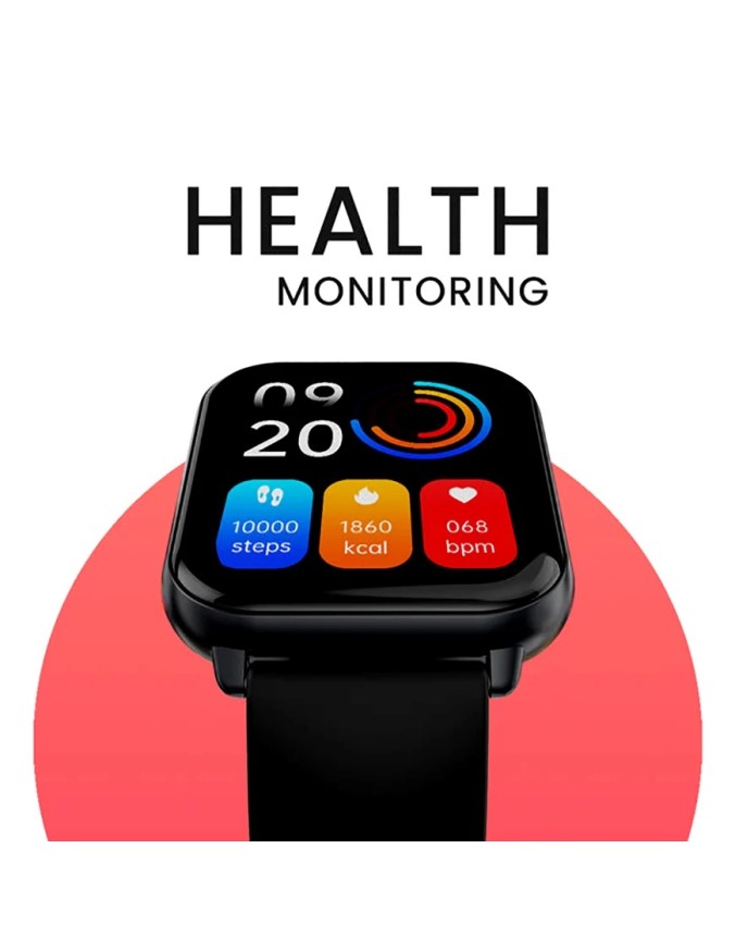 HiFuture ZONE2 Silver/Grey IP68 SmartWatch Supports Wireless Calling, 7day Battery & Health Monitoring Features