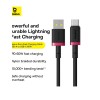 Baseus Cable USB-C to USB-A Dura Series Braided 2.0m Black+Red Baseus Cable USB-C to USB-A Dura Series Braided 2.0m Black+Red