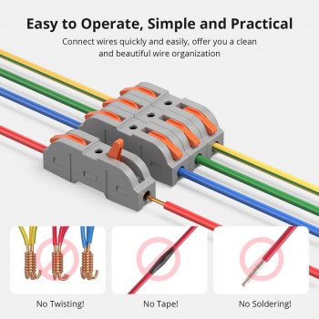Sonoff D1-1 Wire Splicing Connectors (34 pcs) Sonoff D1-1 Wire Splicing Connectors (34 pcs)