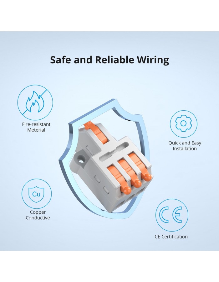 Sonoff D1-2 Quick Wire Connectors (54 pcs) Sonoff D1-2 Quick Wire Connectors (54 pcs)