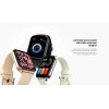 HiFuture ZONE2 Silver/Grey IP68 SmartWatch Supports Wireless Calling, 7day Battery & Health Monitoring Features
