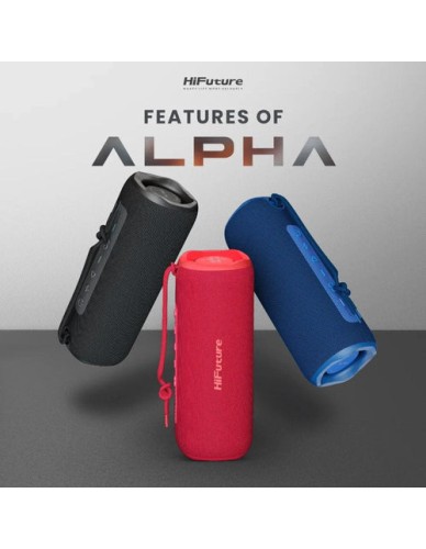 HiFuture Portable BT Speaker ALPHA IPX7 20W Blue