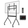 NBMounts P220 Heavy Duty Motorized TV Trolley up to 90'' 1.75m 90kg with Wireless Remote & Touchpad