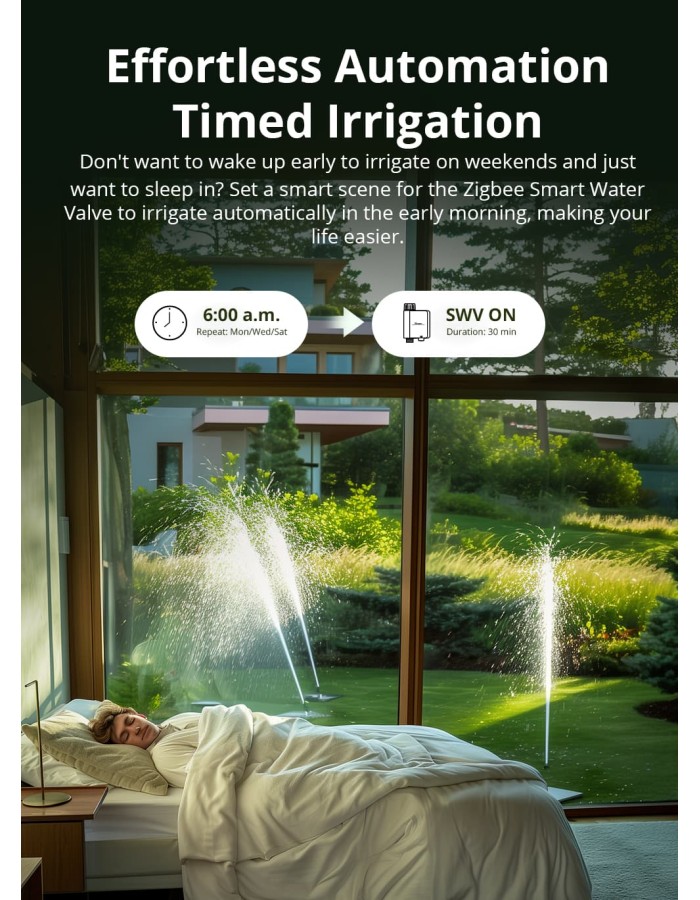 Sonoff ZigBee Smart Water Valve (irrigation System) SWV-BSP Sonoff ZigBee Smart Water Valve (irrigation System) SWV-BSP