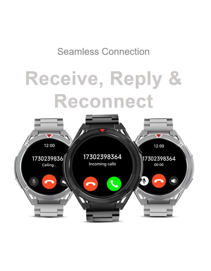 HiFuture Adventure GPS SmartWatch ACTIVE Black/Red with Stainless Steel + Silicone Bands HiFuture Adventure GPS SmartWatch ACTIVE Black/Red with Stainless Steel + Silicone Bands
