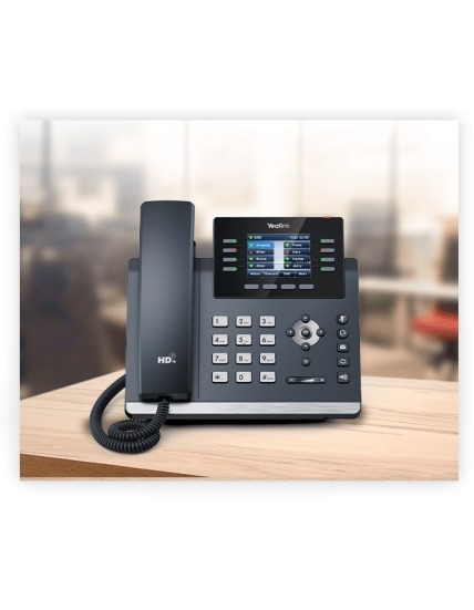 Yealink IP Phone Desktop PoE 2.8'' Gigabit, USB, Expansion & Color Screen T44U