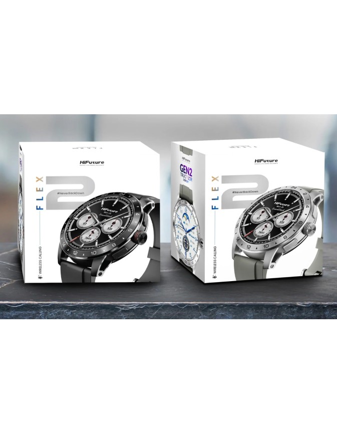 HiFuture Lifestyle SmartWatch FLEX 2 Silver/Grey HiFuture Lifestyle SmartWatch FLEX 2 Silver/Grey