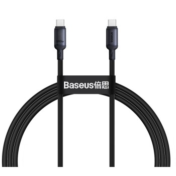 Baseus Cable USB-C to USB-C PicoGo Magnetic Silicone 240W 1.0m Black