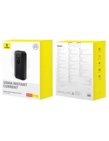 Baseus Car Jump Start Booster & Powerbank 10000mAh 1000A Super Energy Air Series Baseus Car Jump Start Booster & Powerbank 10000mAh 1000A Super Energy Air Series